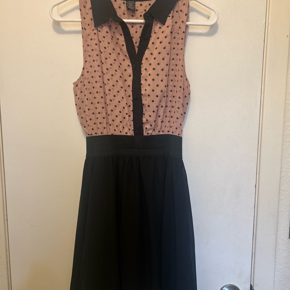 Polka Dot Sleeveless Dress